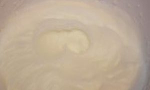 Cottage cheese with cherry