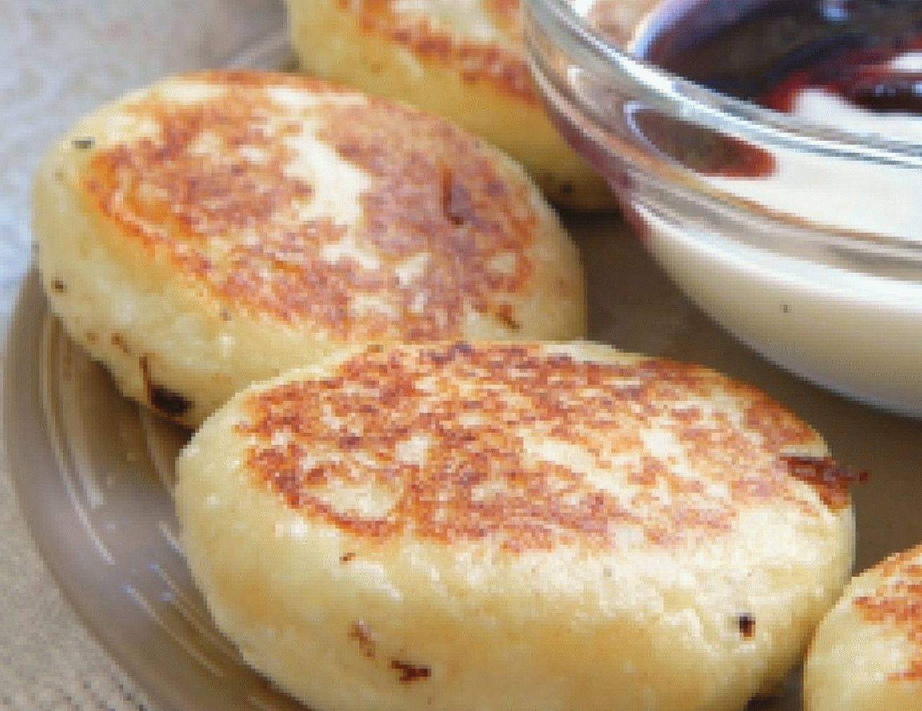 Cottage cheese in the oven