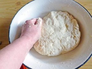 Cottage cheese in the oven