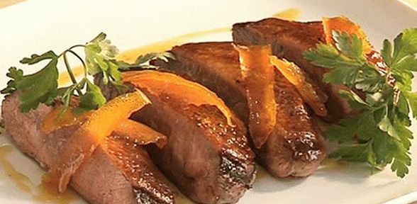 Roasted duck breast