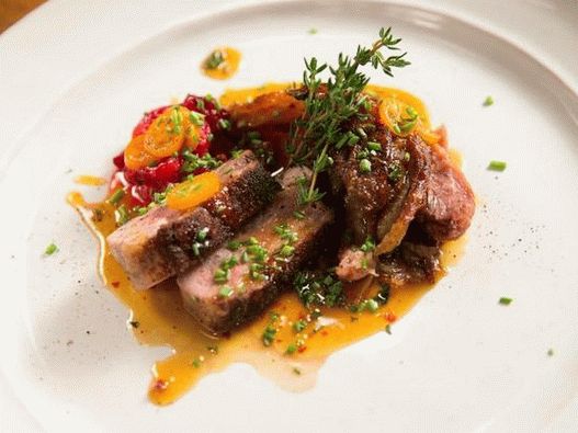 Photo Duck l’Orange (with orange sauce)