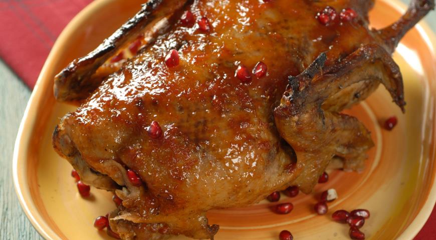 Duck in Pomegranate Sauce