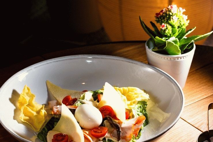 Morning Caesar with an egg