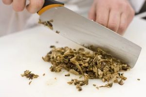 Dumplings with mushrooms