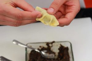 Dumplings with poppy seeds