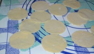 Dumplings with cottage cheese