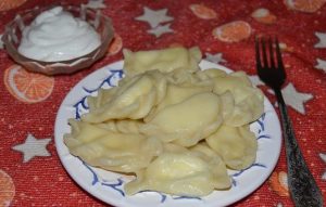 Dumplings with cottage cheese