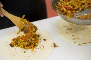 Vegetarian burrito