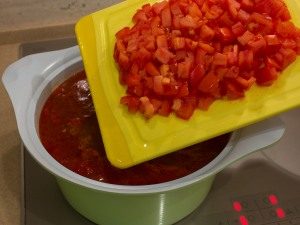 Hungarian goulash soup