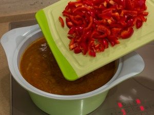 Hungarian goulash soup