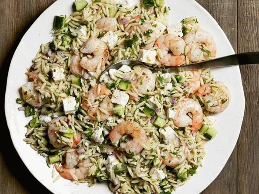 Shrimp orzo pasta