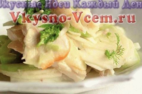 Oyster mushrooms in garlic marinade