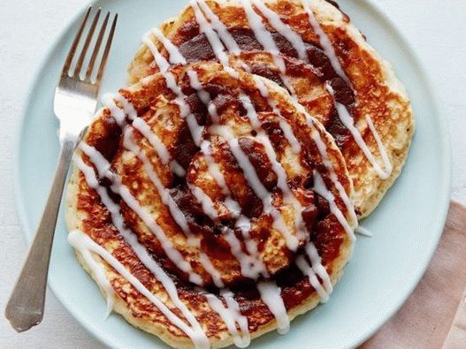 Food Photography - Cinnamon Pancake Buns