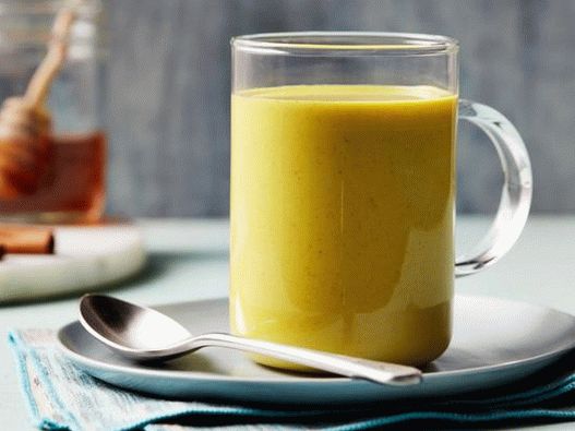 Photo of the dish - Latte in coconut milk with turmeric