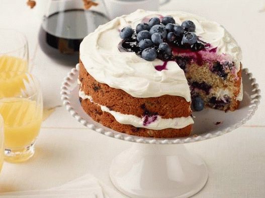 Food Photography - Blueberry Breakfast Cake