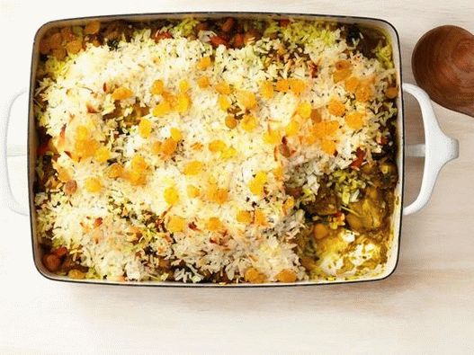 Photo of the dish - Indian-style chicken casserole with coconut and curry