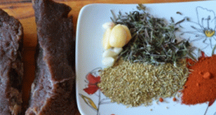 Dried veal