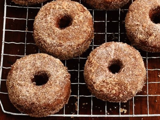 Photo Apple donuts without yeast