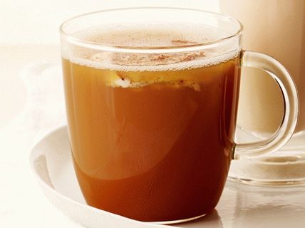 Photo Apple cider with spiced butter