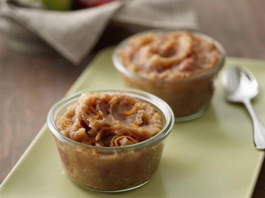 Photo Apple sauce at home