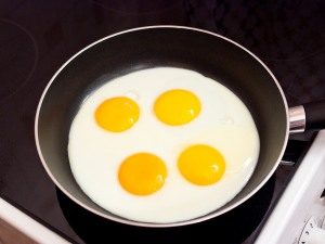 Fried eggs