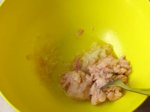 Eggs with cod liver
