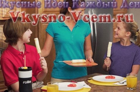 Egg on a stick. Culinary news