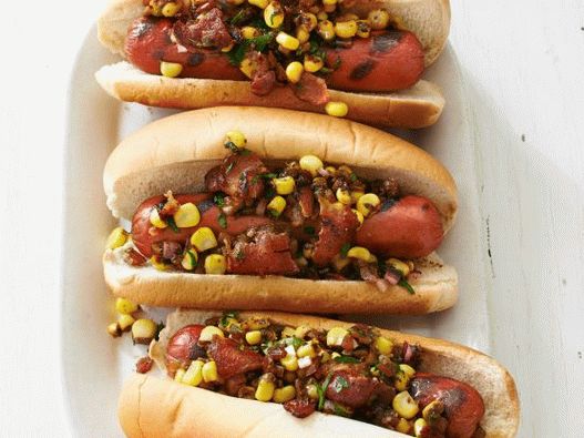 Photo Appetizer with Bacon and Corn