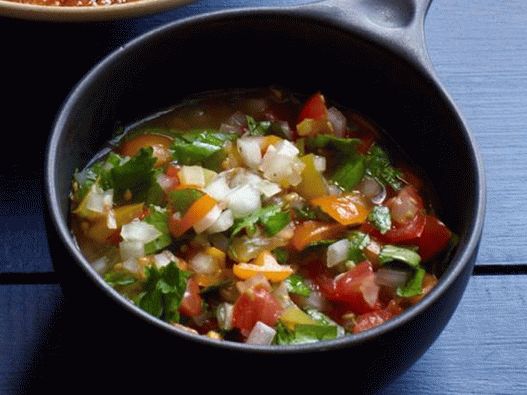 Photo dishes - Salsa with hot pepper bell