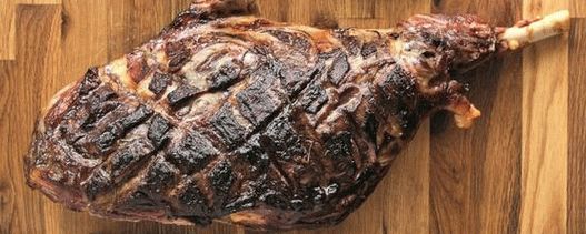 Photo Baked lamb leg (arnie psito)