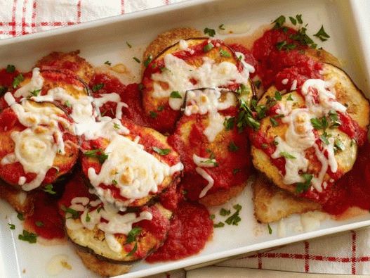 Photo of Baked Chicken with Eggplant and Cheese