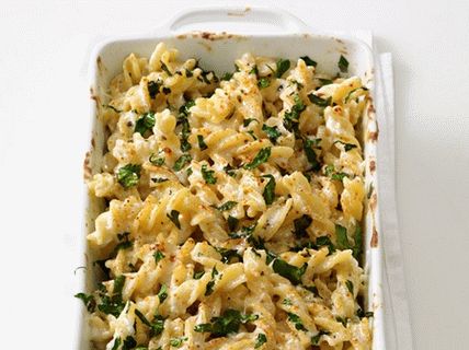 Photo Baked Fusilli Pasta with Cheese