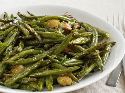 Photo Baked Green Beans with Garlic