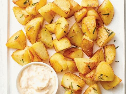 Photo Baked Potato with Rosemary