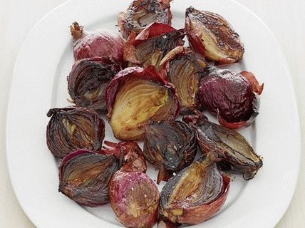 Photo Baked Red Onion