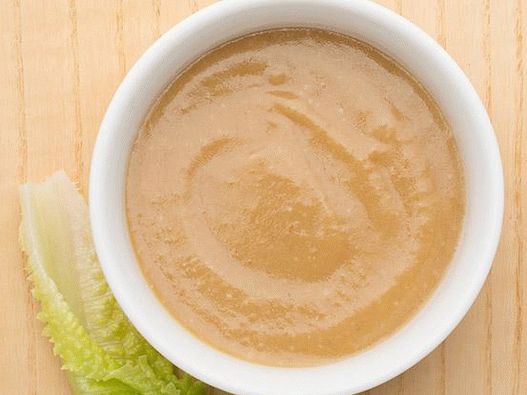 Photo dressing of miso and sesame oil