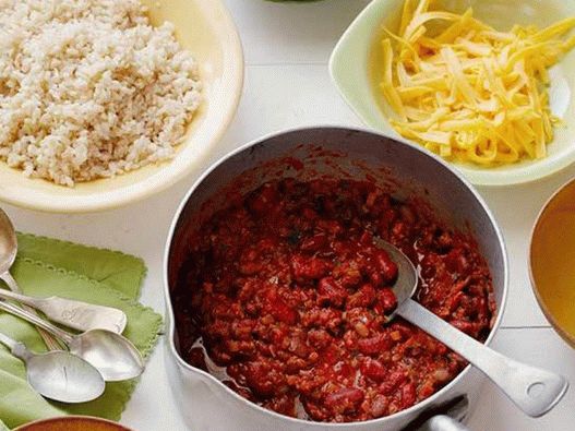 Chili with two kinds of beans