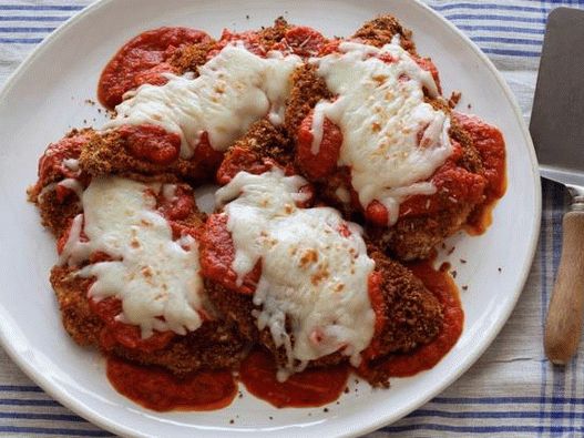 Chicken Breasts under Cheese in the Oven