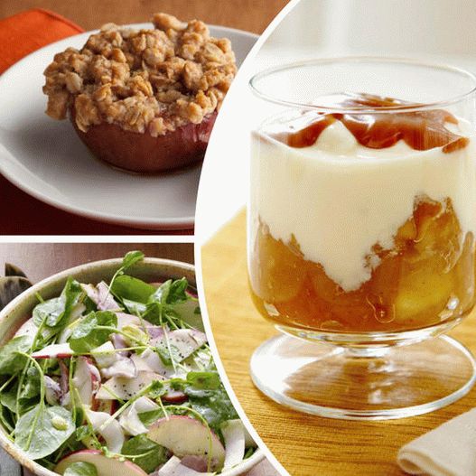 Photo Healthy and healthy recipes from apples