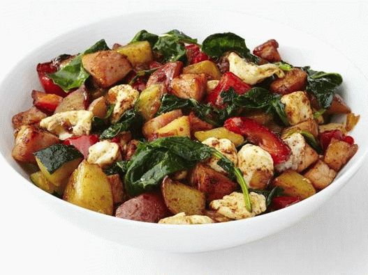 Photo Fried Potato with Smoked Pork
