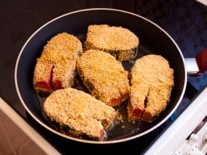 Fried red fish