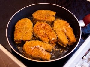 Fried red fish