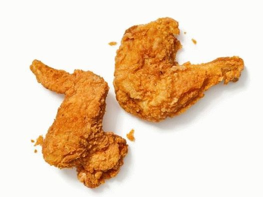 Photo of fried breaded chicken