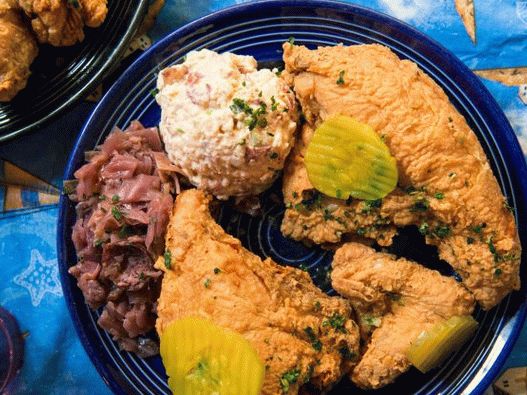 Deep Fried Chicken Photo by Jacques Imo
