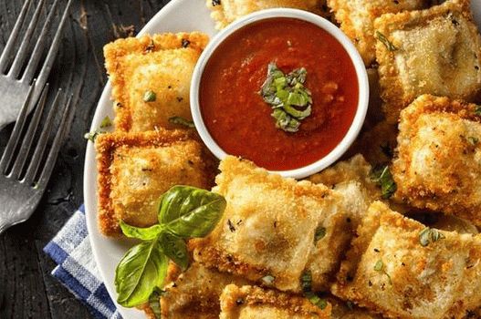 Photo Fried Ravioli with Italian Herbs