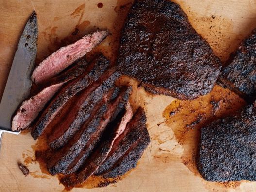 Photo of Roasted Steaks Grated with Chili Coffee Mix