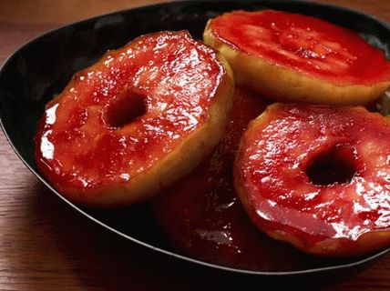 Photo of Roasted Apples in Pomegranate Glaze