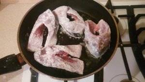 Fried carp