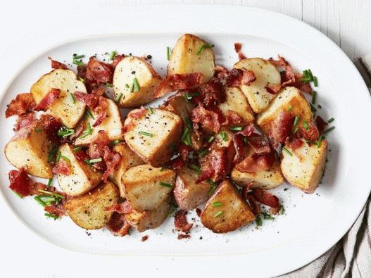 Photo of Fried Potato with Bacon