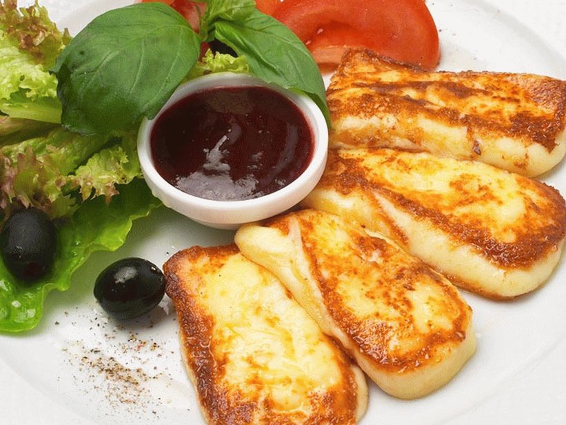 Grilled Suluguni Cheese